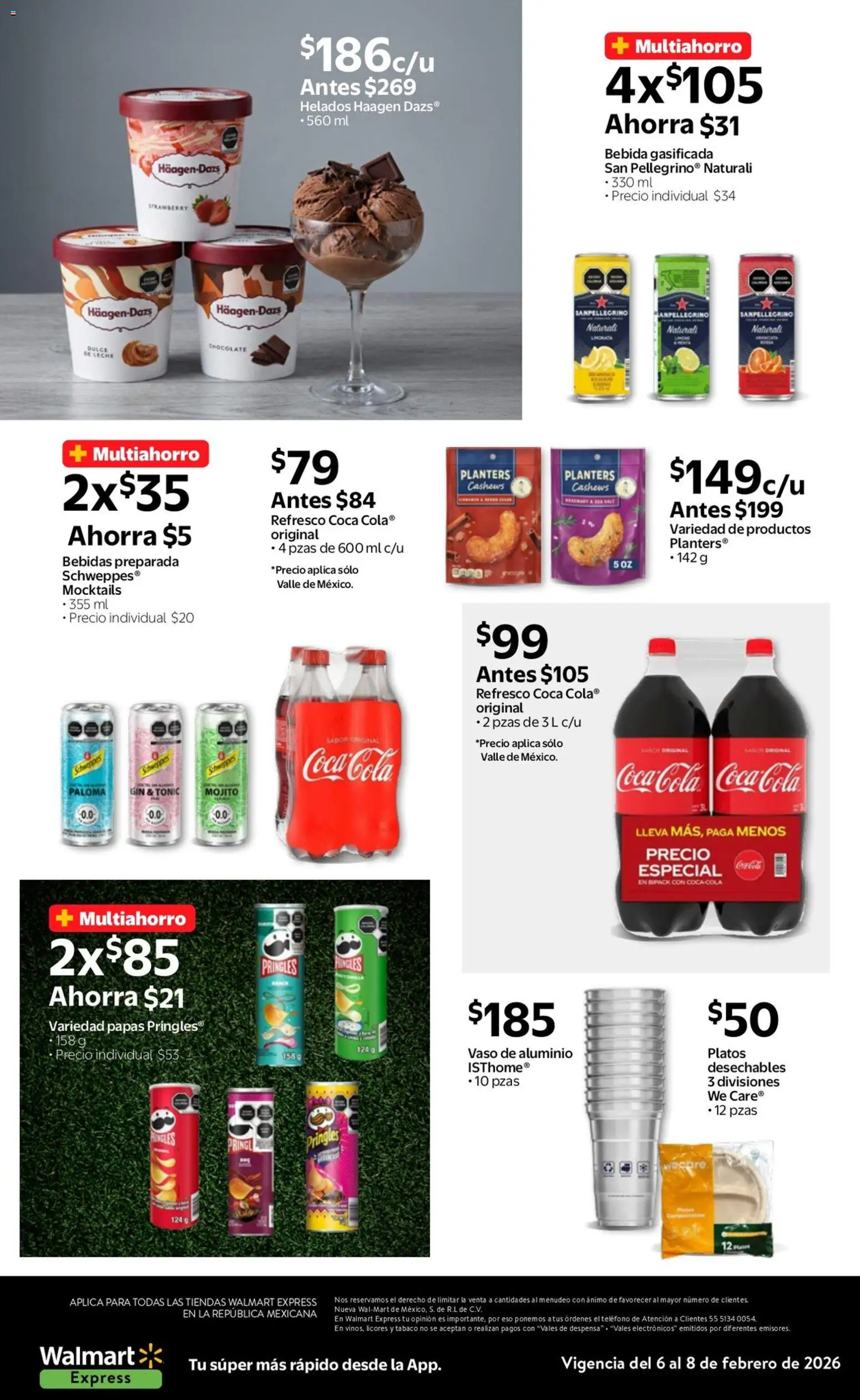 Nuevas ofertas de Walmart Express válidas en toda la República Mexicana desde el 06.02.2026. ¡Encuentra las mejores ofertas en Walmart Express folleto Ofertas! | Página: 8