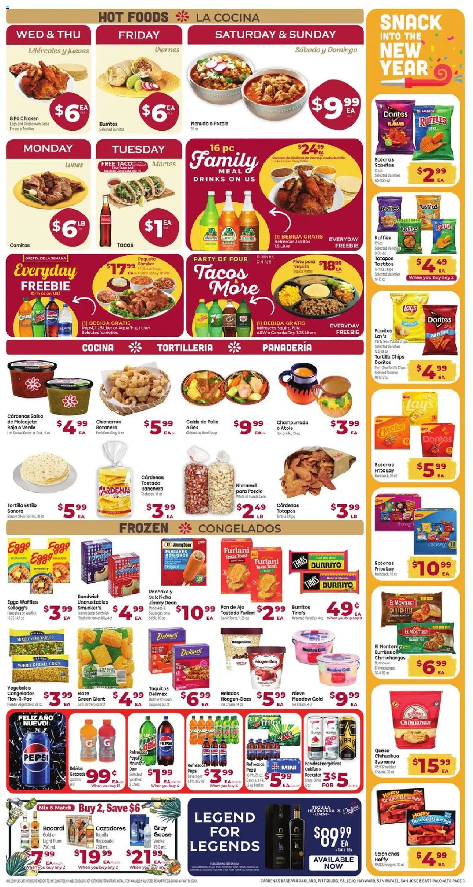 Cardenas Weekly Ad - valid from 26.12.2025 | Page: 3 | Products: Butter, Pork, Sausage, Pc