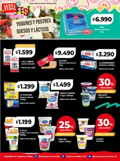Vista previa Vital - Especial de frescos válido desde el 30.03.2026 | Página: 3 | Productos: Leche, Manteca, Queso, Cereales