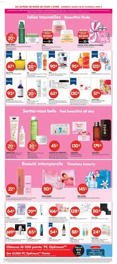Preview of Pharmaprix weekly flyer / circulaire from shop Pharmaprix valid from 27.03.2026 | Page: 12 | Products: Tea, PC, Fragrance, Toilette