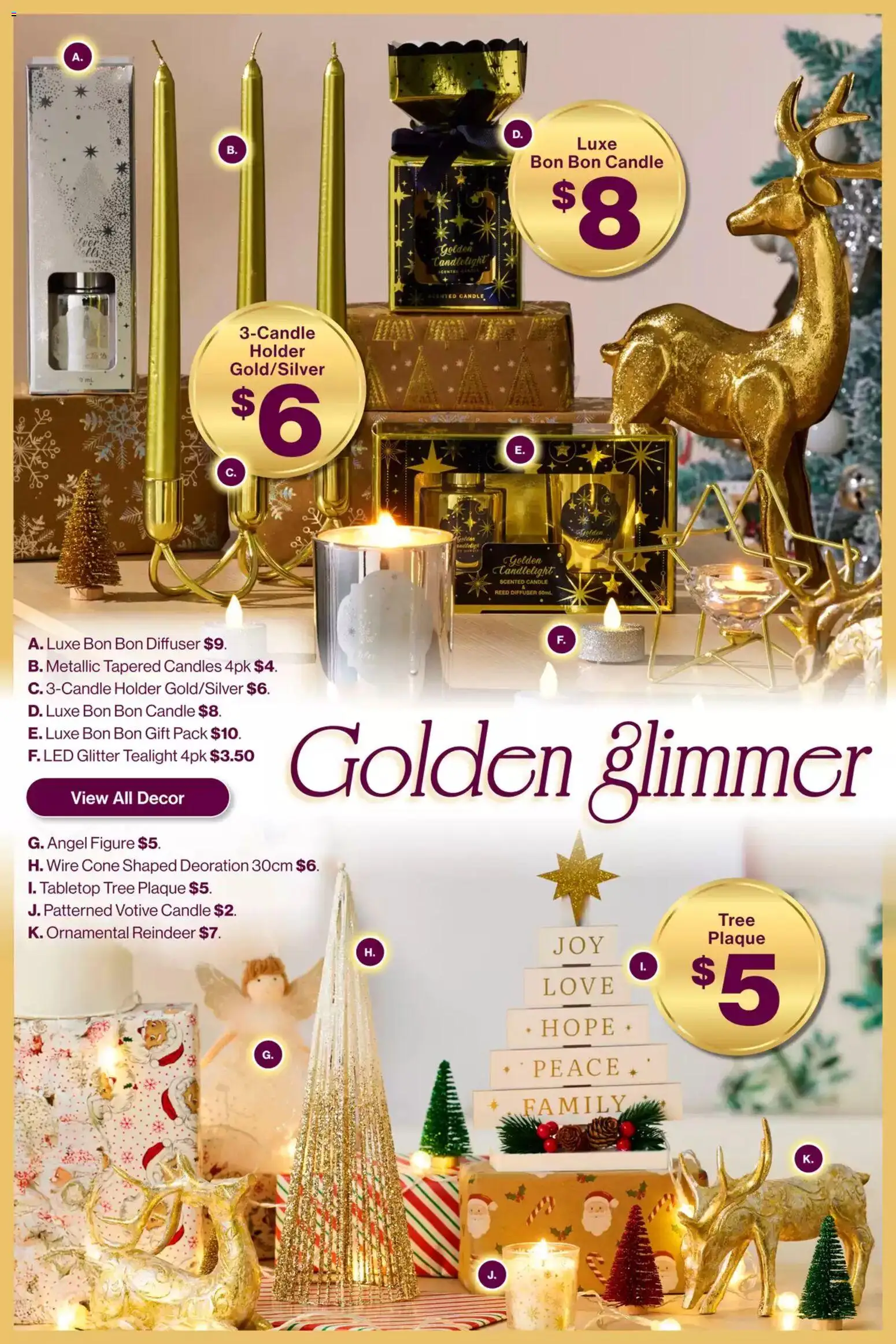 The Reject Shop catalogue - valid from 19.11.2025 | Page: 5 | Products: Decor, Candles, Candle