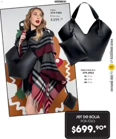 Vista previa de Andrea catálogo Invierno, nuevo folleto de la tienda, válido en México a partir del 26.11.2025 | Página: 177 | Productos: Chal, Bolsa