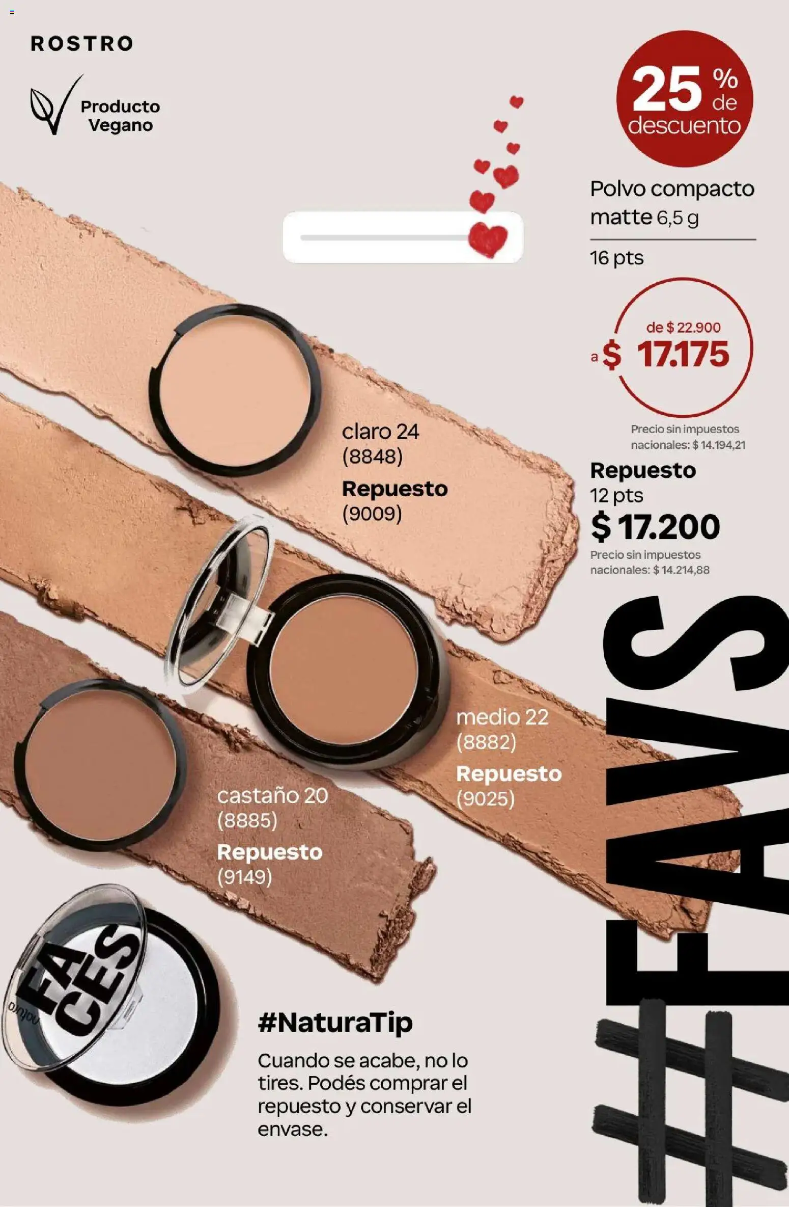 Natura Catálogo Ciclo 4/2026 │ válido desde el 01.04.2026 | Página: 151 | Productos: Polvo, Polvo compacto