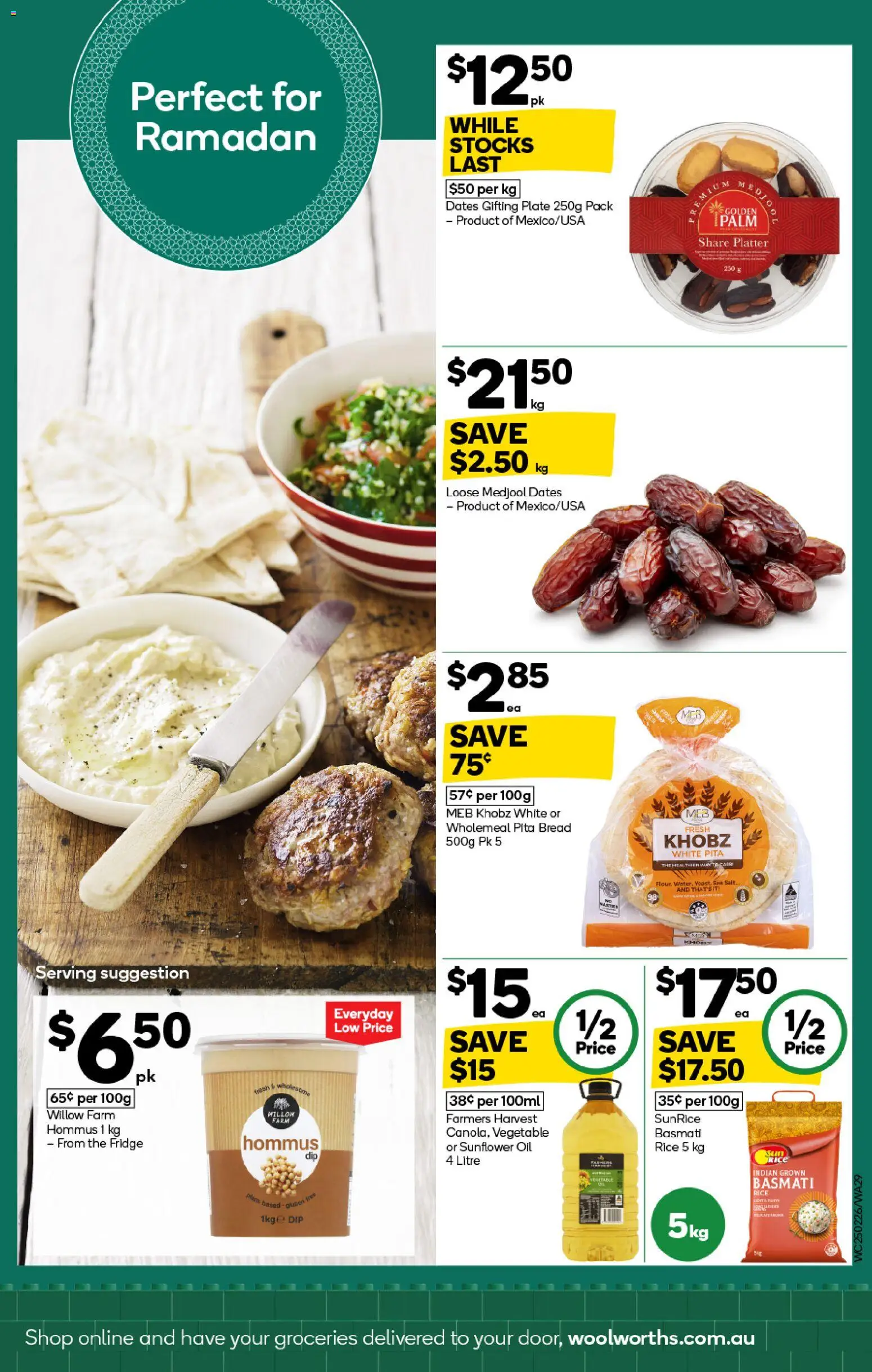 Woolworths catalogue - valid from 25.02.2026 | Page: 27 | Products: Rice, Pita bread, Salt, Fridge