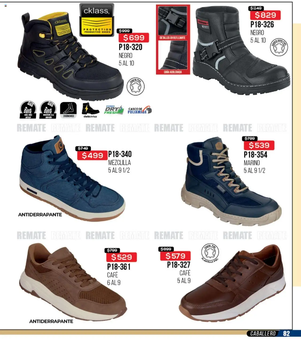 Nuevas ofertas de Cklass válidas en toda la República Mexicana desde el 13.08.2025. ¡Encuentra las mejores ofertas en Cklass - Catálogo Remate Total Calzado! | Página: 83 | Productos: Café