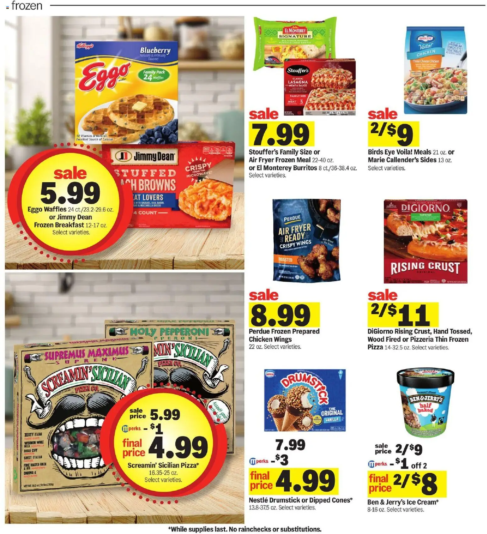 Meijer Weekly Ad - MI - valid from 29.10.2025 | Page: 8 | Products: Pizza, Microwave, Vegetables, Sauce