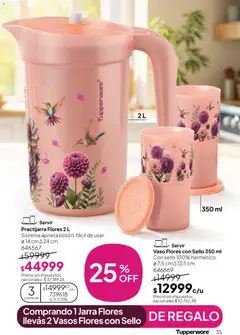 Vista previa Tupperware Folleto válido desde el 09.03.2026 | Página: 36 | Productos: Jarra, Vasos