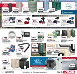 Preview of Stratco Catalogue WA - valid from 12.12.2025 | Page: 15 | Products: Tap, Water, Shed, Screen