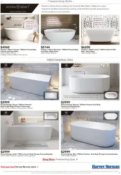 Preview of Harvey Norman April Bathroom - valid from 08.04.2026 | Page: 11 | Products: Bath, Water