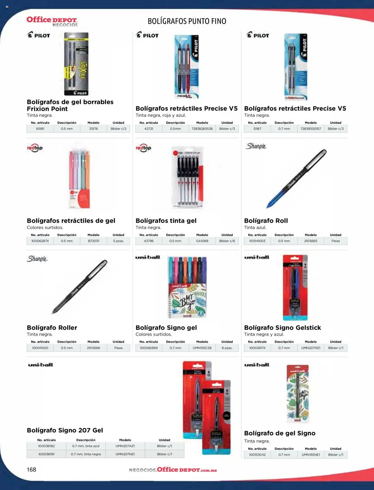 Nuevas ofertas de Office Depot válidas en toda la República Mexicana desde el 09.01.2025. ¡Encuentra las mejores ofertas en Office Depot catálogo 2025! | Página: 170