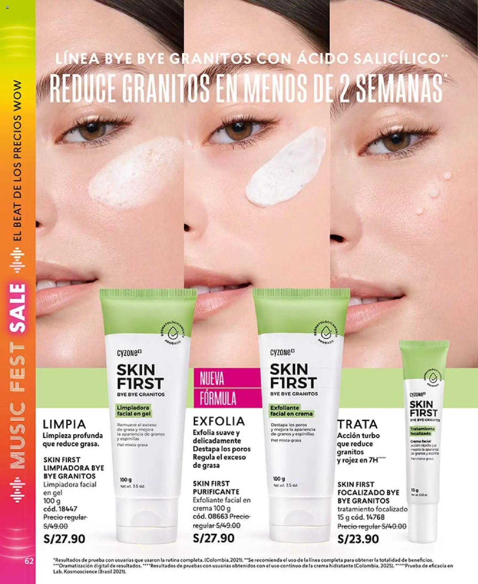 Catálogo CyZone válido desde 21.02.2026 | Página: 62 | Productos: Exfoliante, Cama, Crema
