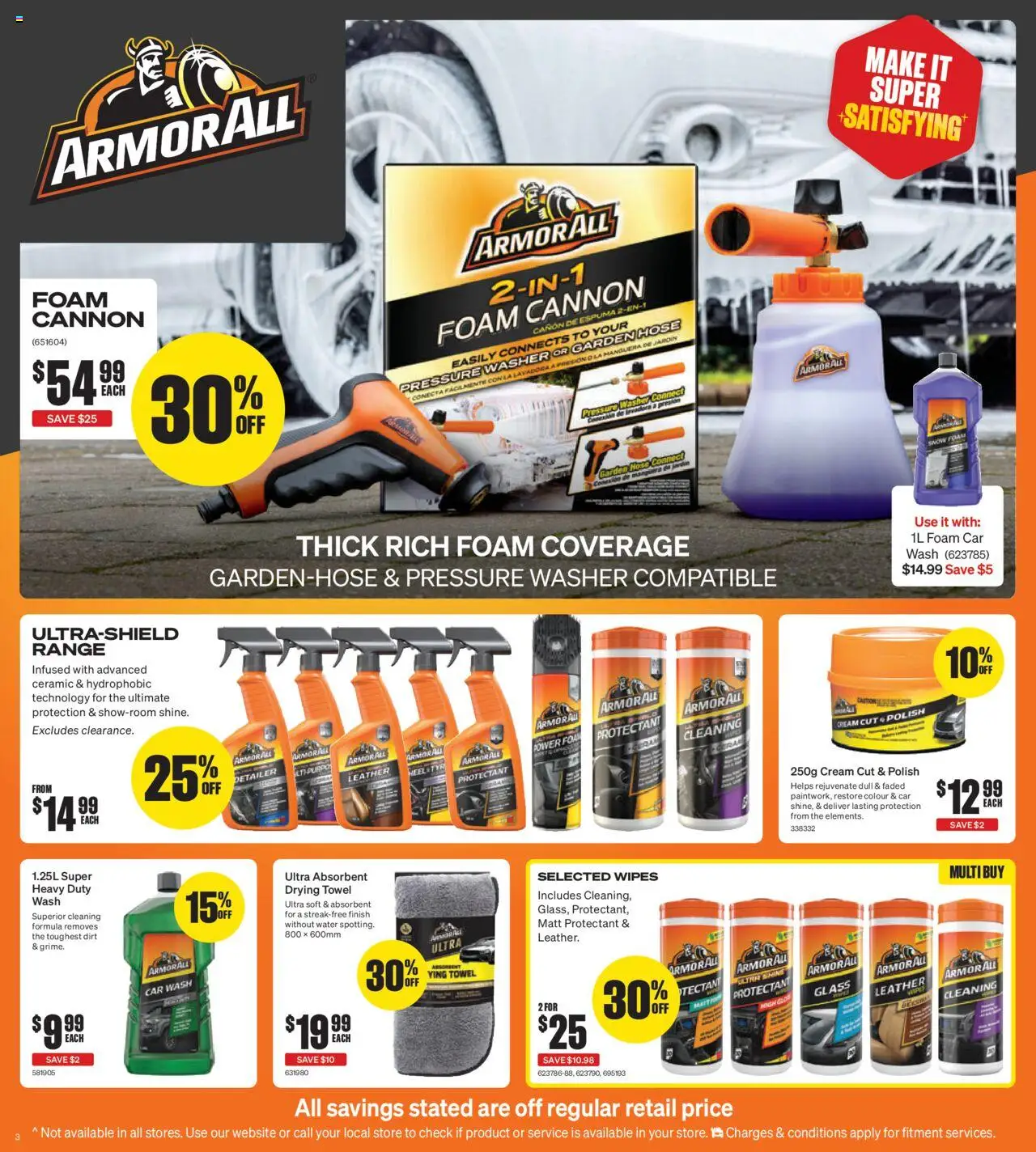 Supercheap Auto catalogue - valid from 10.09.2025 | Page: 3 | Products: Garden hose, Polish, Water, Washer