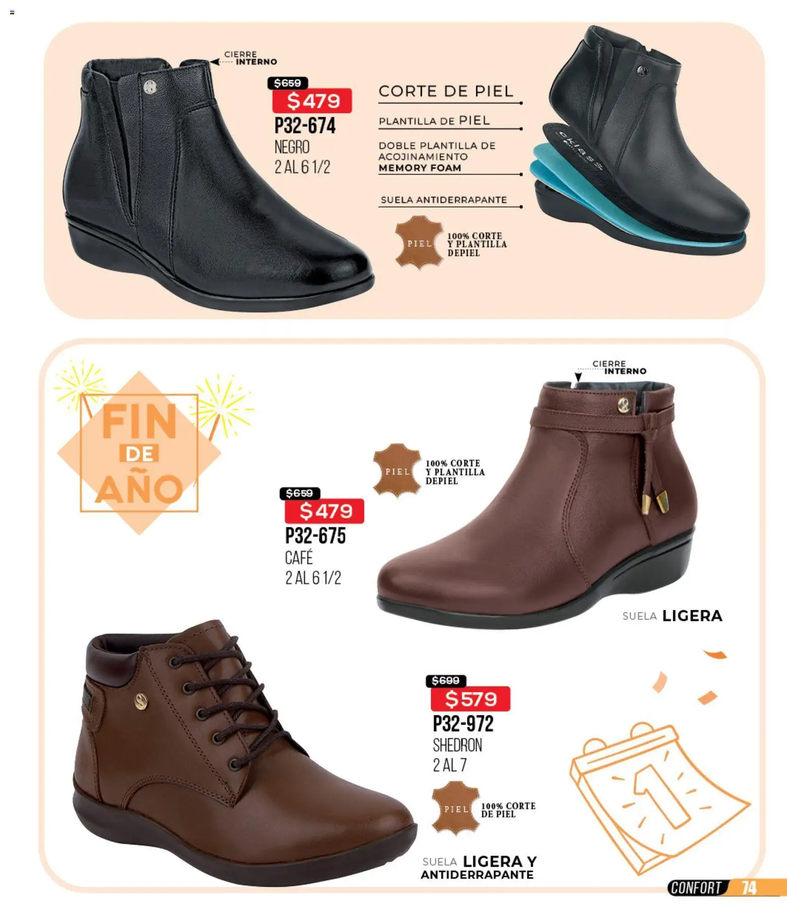 Nuevas ofertas de Cklass válidas en toda la República Mexicana desde el 15.12.2025. ¡Encuentra las mejores ofertas en Cklass catálogo Rebajas fin de año calzado! | Página: 75 | Productos: Café