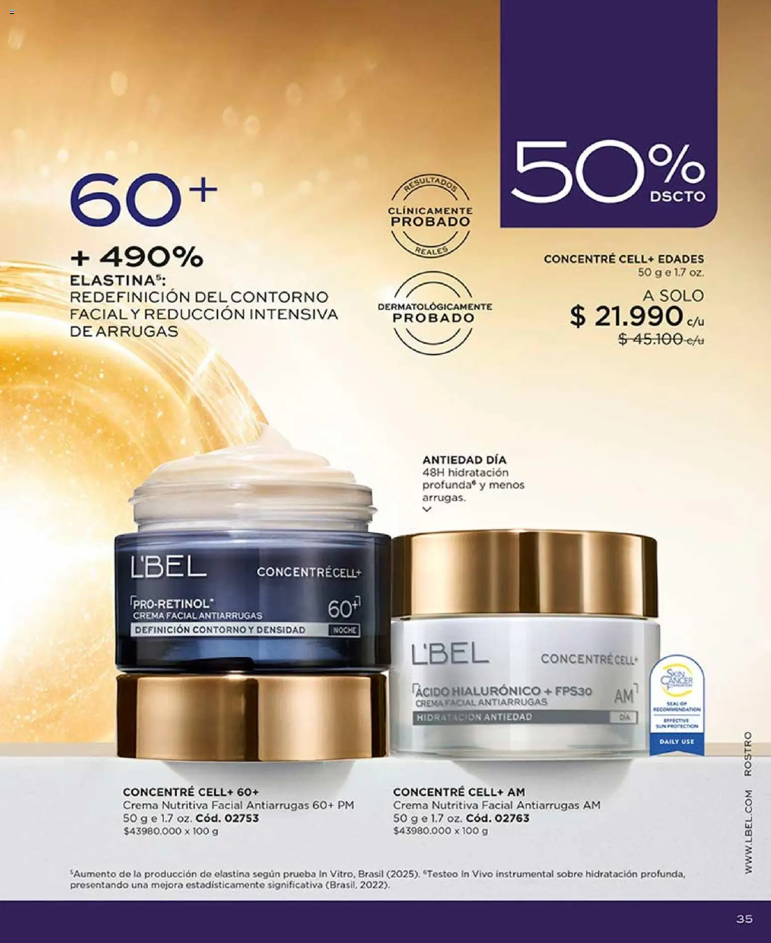 Catálogo L'Bel Campaña 7 │ válido desde el 18.04.2026 | Página: 35 | Productos: Contorno, Sobre, Crema