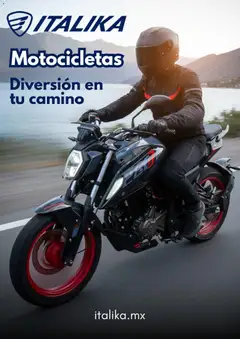 Vista previa de Italika catálogo, nuevo folleto de la tienda, válido en México a partir del 08.12.2025