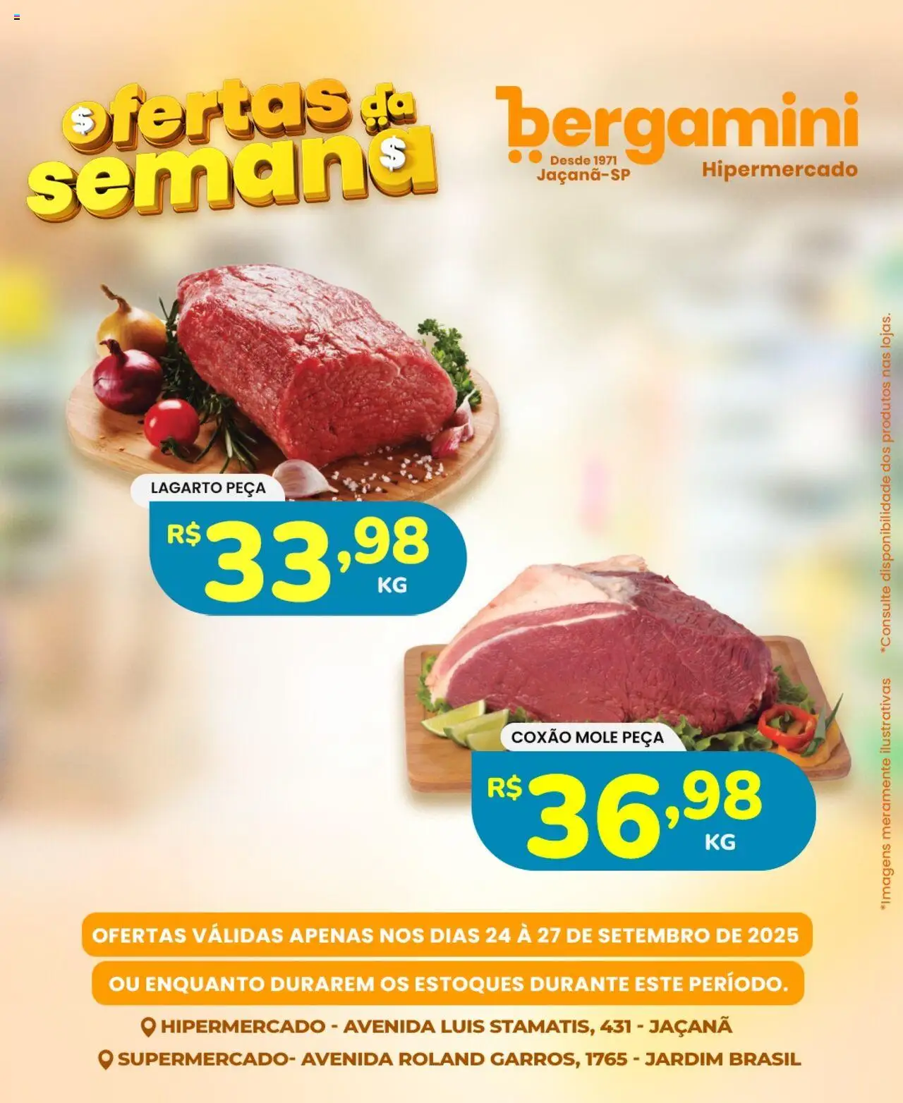 Supermercado Bergamini Folheto - válido de 24.09.2025 | Página: 1