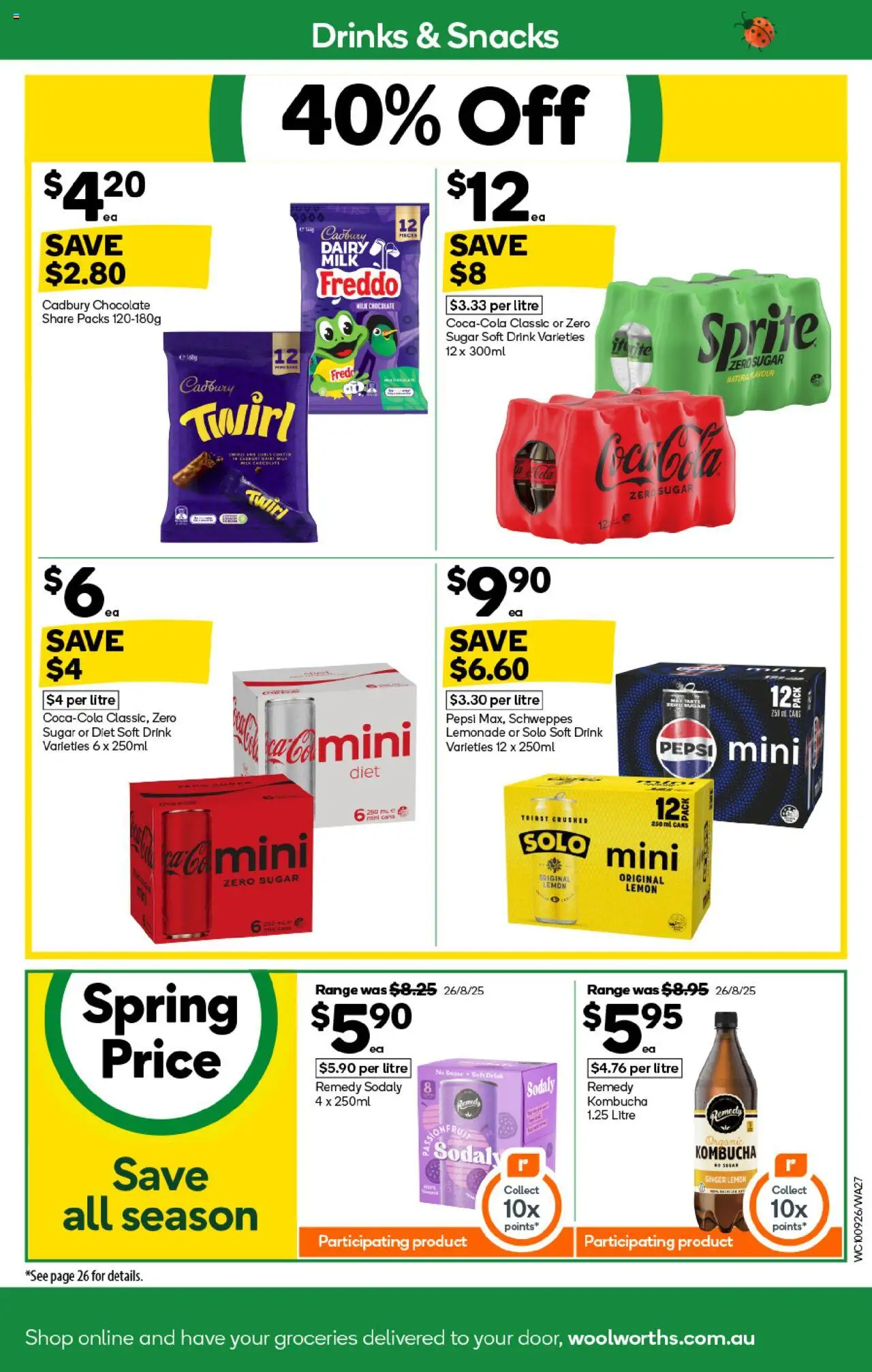 Woolworths catalogue - valid from 10.09.2025 | Page: 25 | Products: Dairy, Chocolate, Ginger, Sugar