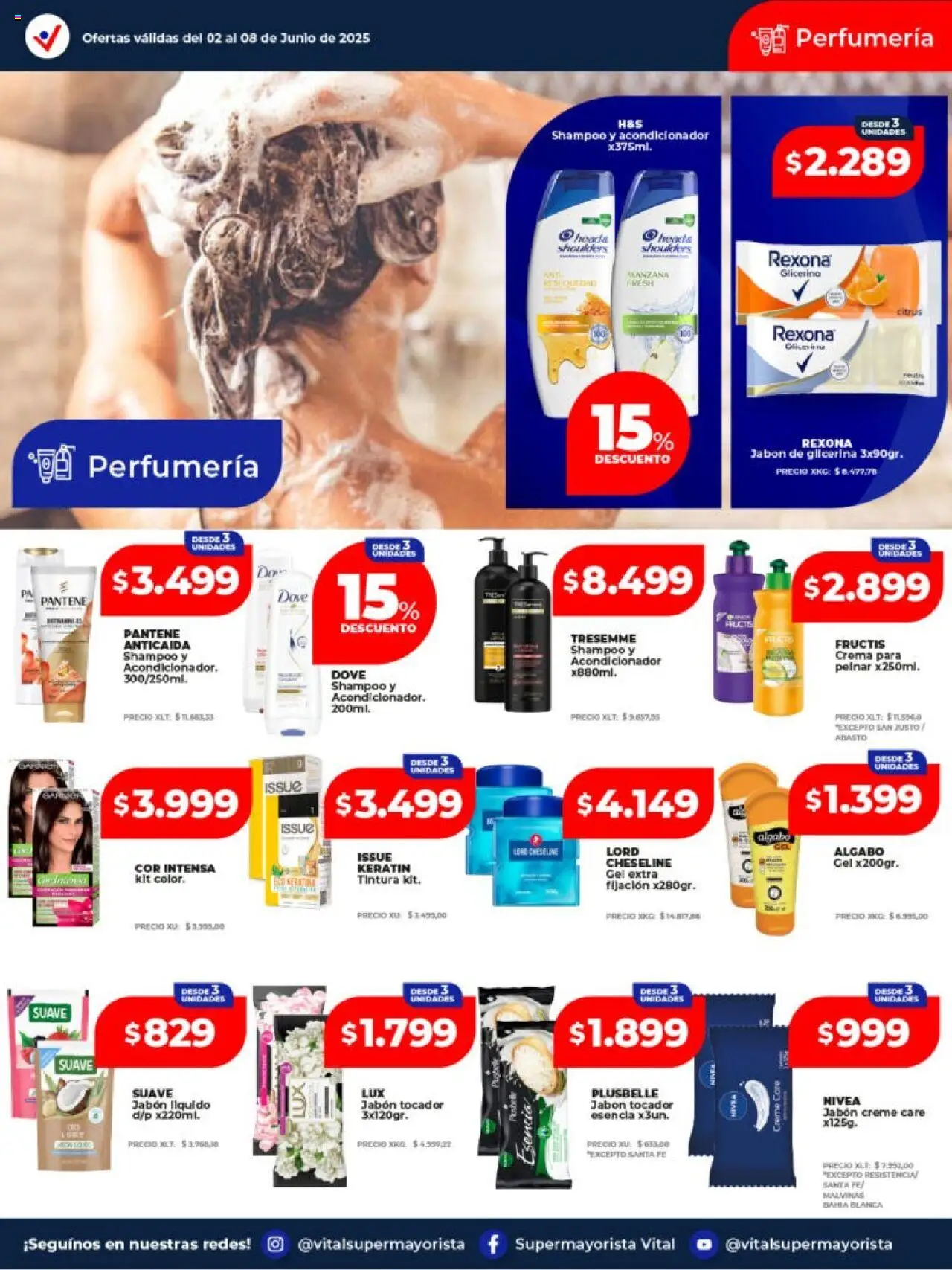 Vital - Ofertas de semana - Posadas │ válido desde el 02.06.2025 | Página: 2 | Productos: Shampoo, Acondicionador, Jabón, Crema