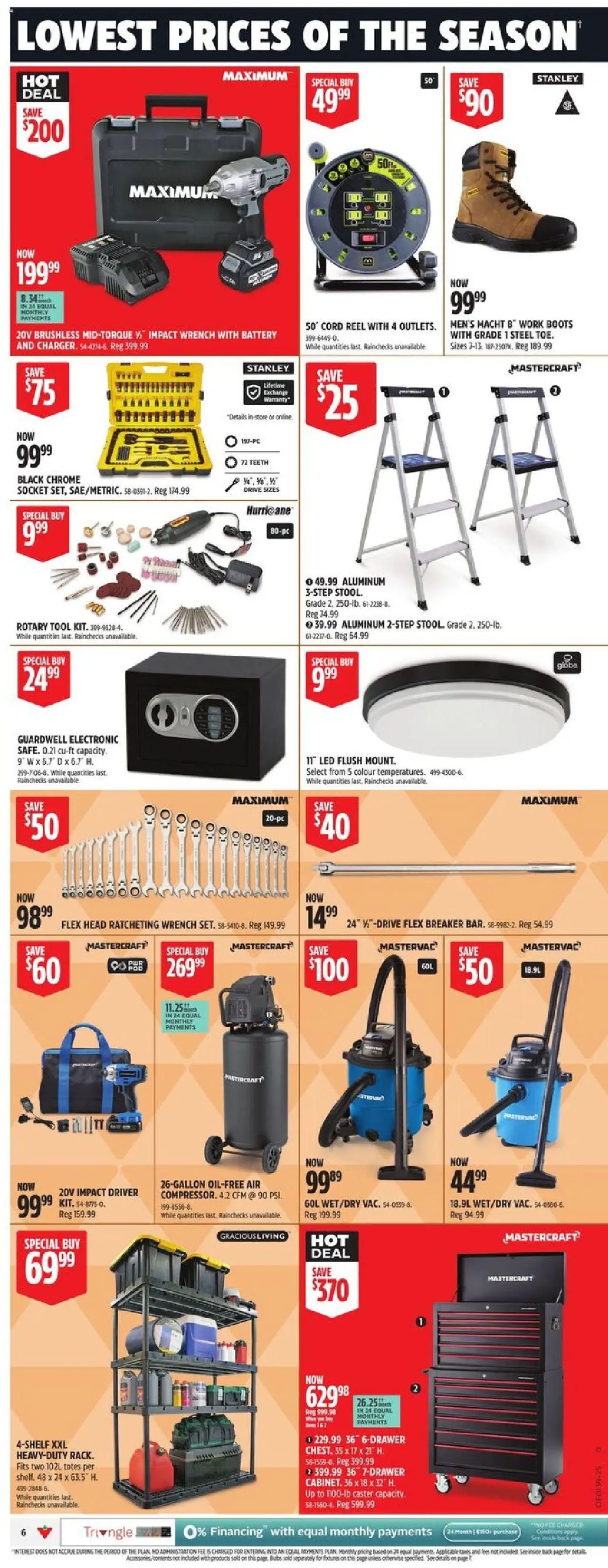 Canadian Tire flyer valid from 18.09.2025 | Page: 13 | Products: Boots, Socket, Battery
