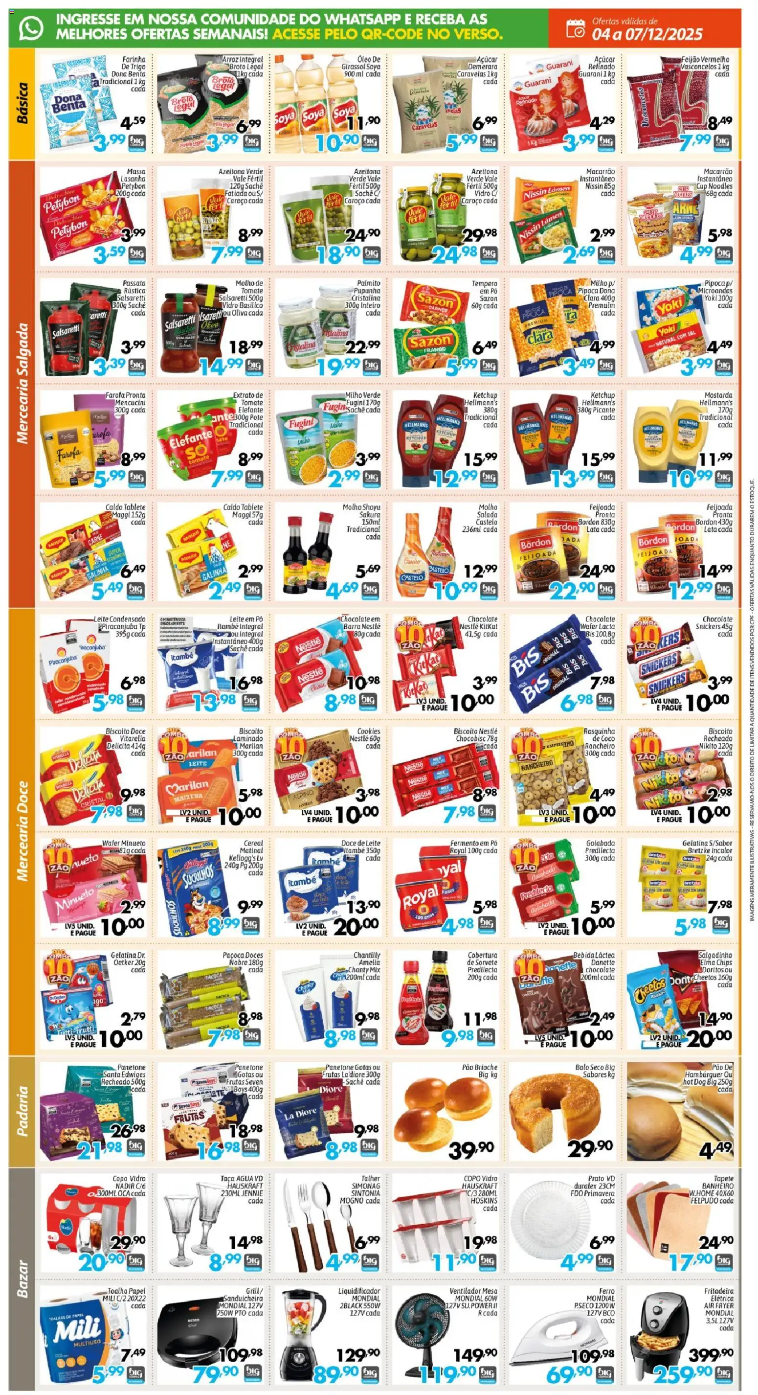 Big Compra Folheto - válido de 04.12.2025 | Página: 2 | Produtos: Tapete, Microondas, Frango, Leite condensado