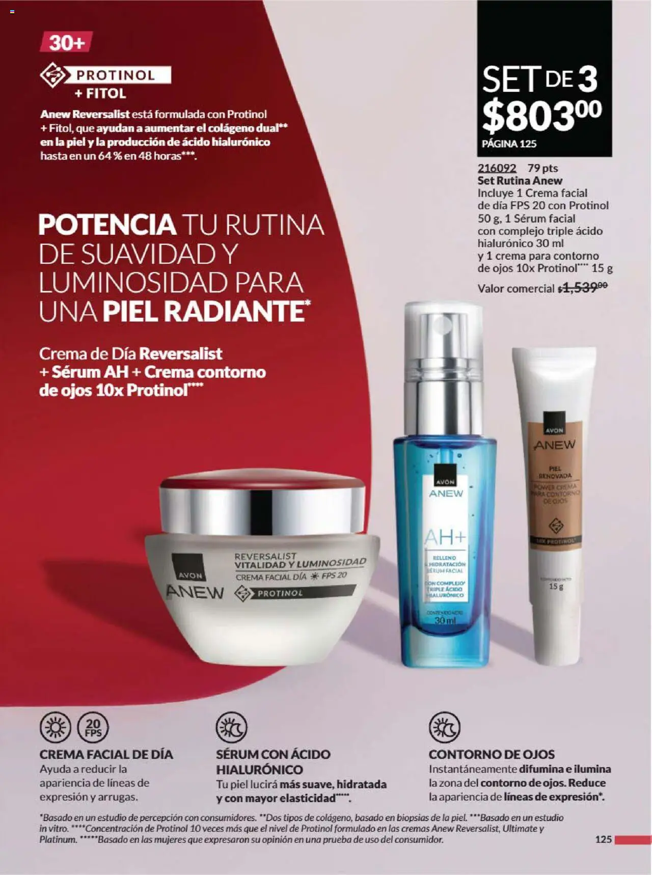 Nuevas ofertas de AVON válidas en toda la República Mexicana desde el 09.08.2025. ¡Encuentra las mejores ofertas en AVON - Campaña 13 2025! | Página: 134 | Productos: Contorno de ojos, Serum, Crema, Contorno