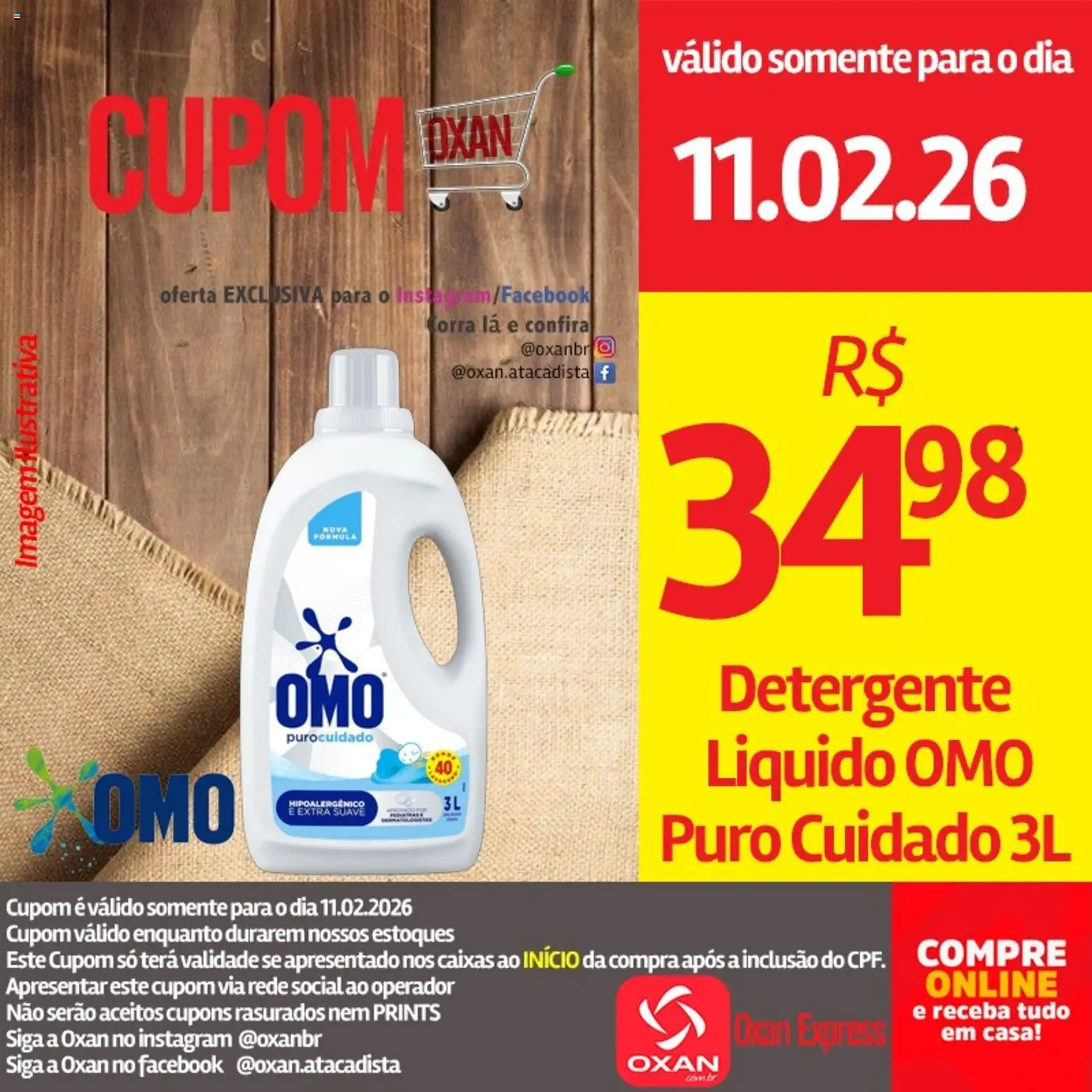 Oxan Atacadista Folheto - válido de 11.02.2026 | Página: 4 | Produtos: Detergente