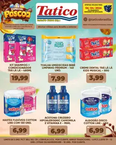 Tatico ofertas do Dia - Pré-Visualização do folheto da loja Tatico, válido de 07.04.2026 | Página: 44 | Produtos: Shampoo, Condicionador, Arroz, Hambúrguer