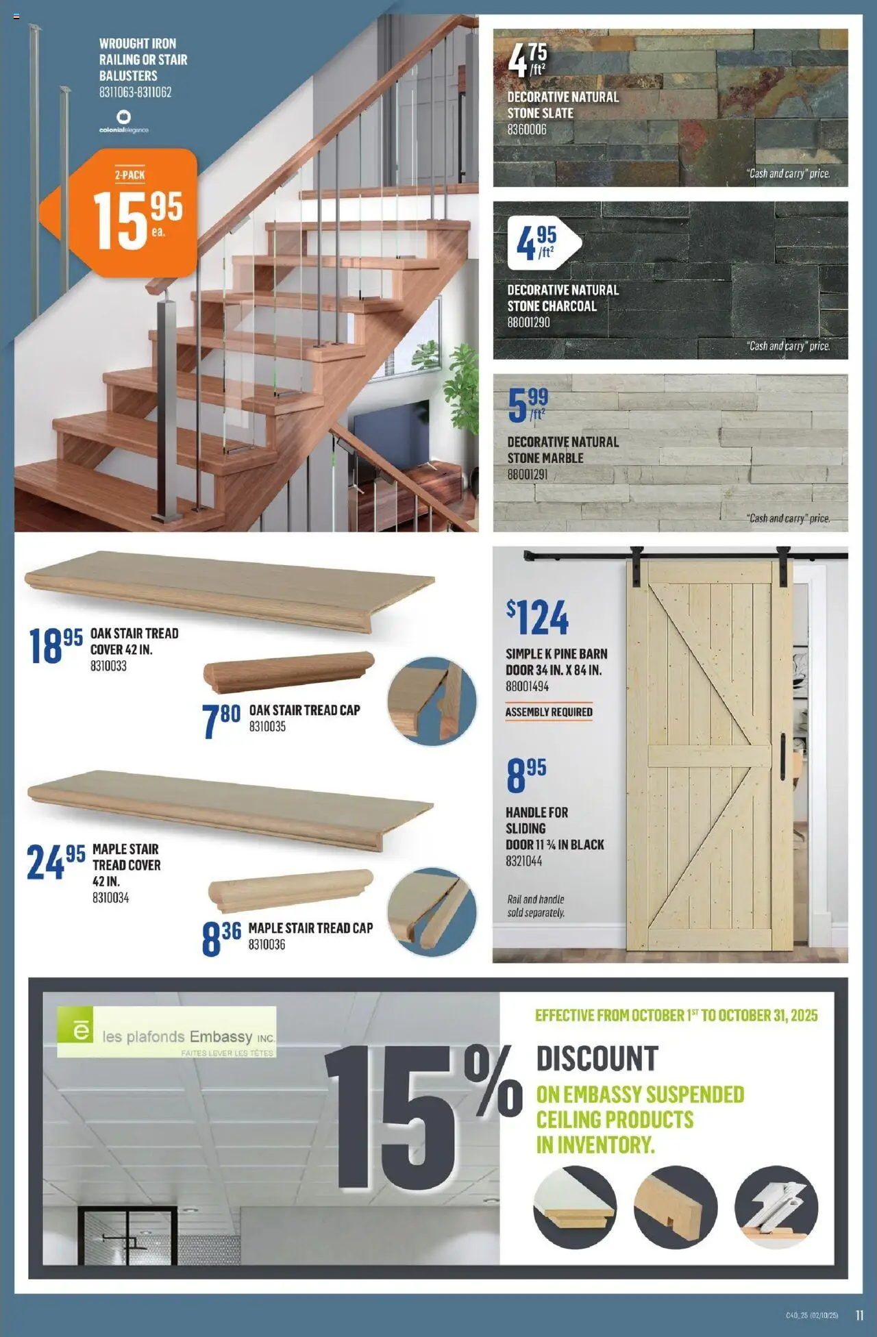 Canac flyer valid from 02.10.2025 | Page: 11 | Products: Cap, Iron