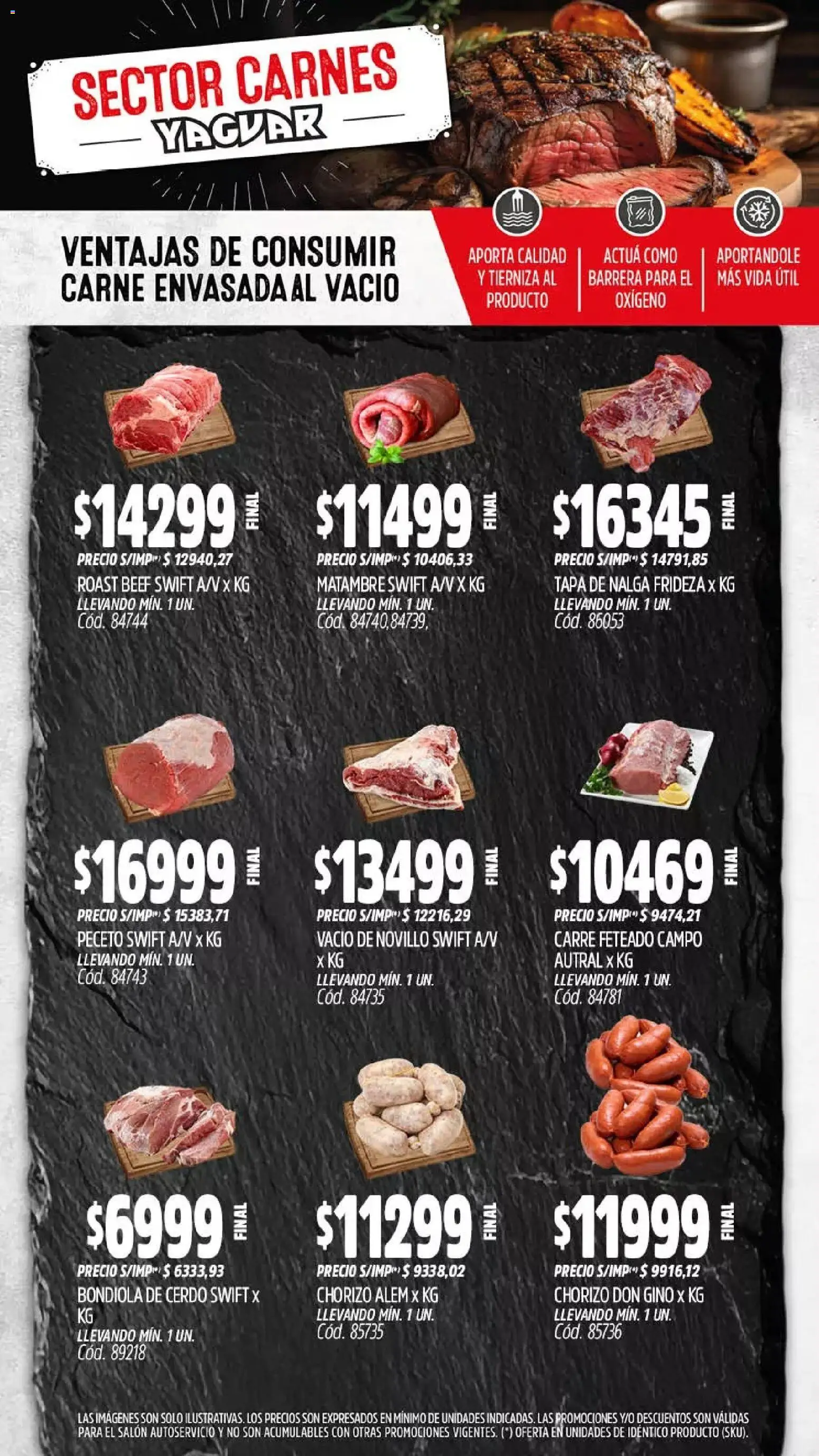 Yaguar - Oferta Semanal Córdoba │ válido desde el 20.04.2026 | Página: 5 | Productos: Chorizo, Cerdo