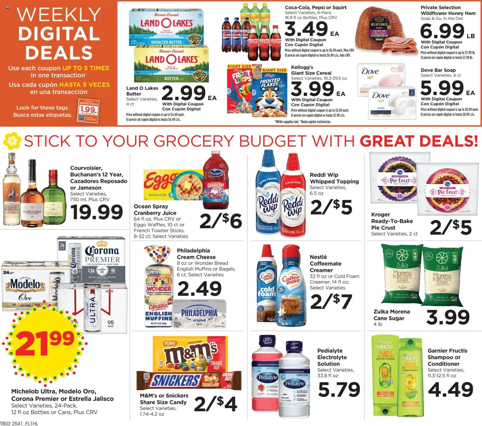 Food 4 Less Weekly Ad - valid from 12.11.2025 | Page: 4 | Products: Toaster, Bread, Beer, Cream