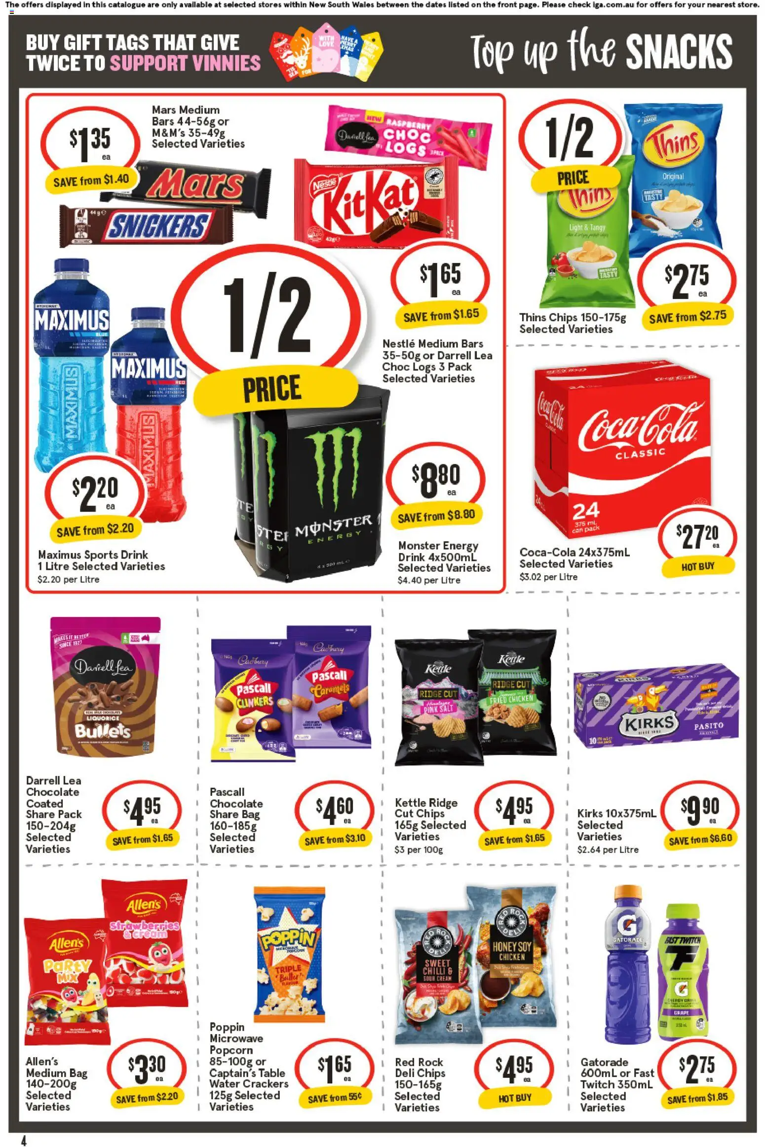 IGA catalogue - valid from 12.11.2025 | Page: 5 | Products: Coca Cola, Popcorn, Microwave, Kettle