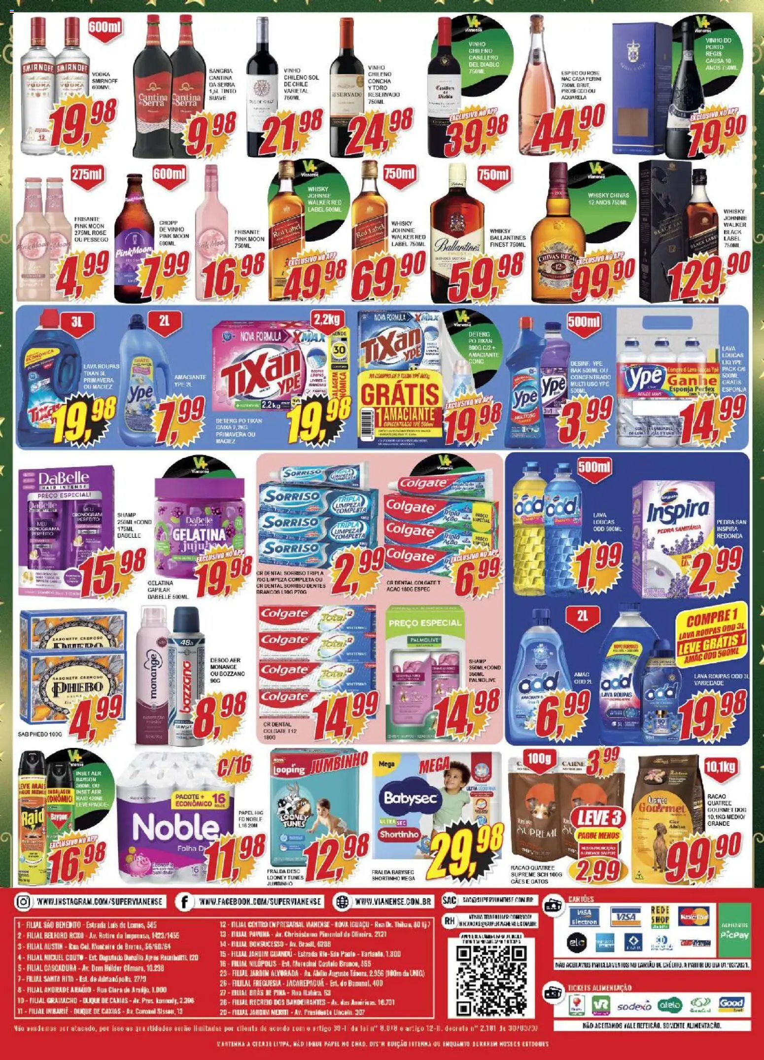 Vianense Folheto - válido de 28.11.2025 | Página: 4 | Produtos: Caixa, Vodka, Amaciante, Gelatina