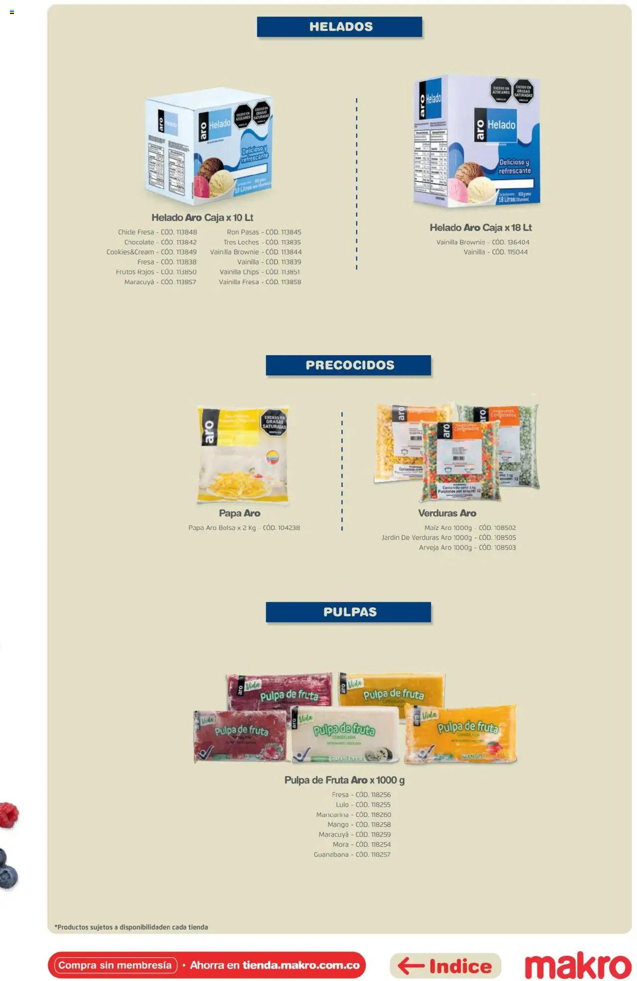 Makro revista - valida desde el 16.04.2025 | Página: 23 | Productos: Fresa, Guanábana, Bolsa, Ron