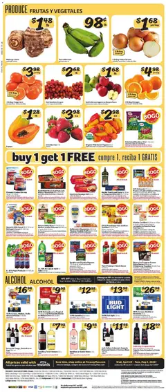 Preview of Fresco y Más weekly ads valid from 29.04.2026 | Page: 5 | Products: Wine, Pasta, Salad, Sauce