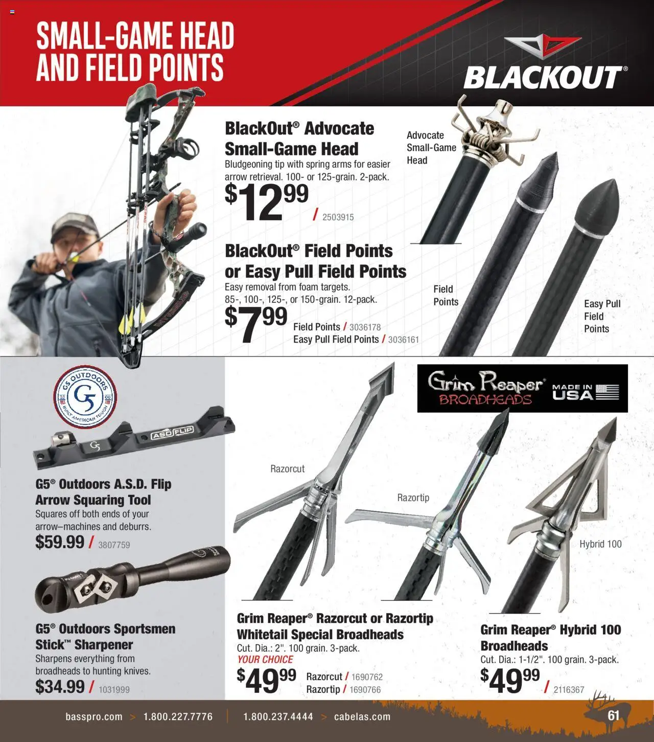 Cabela's Archery 25 - valid from 15.07.2025 | Page: 61 | Products: Arrow