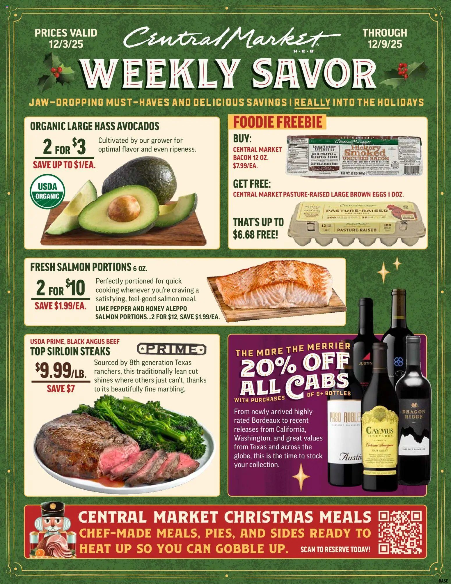 Central Market Weekly Ad - valid from 03.12.2025 | Page: 1 | Products: Ridge, Eggs, Beef, Pepper