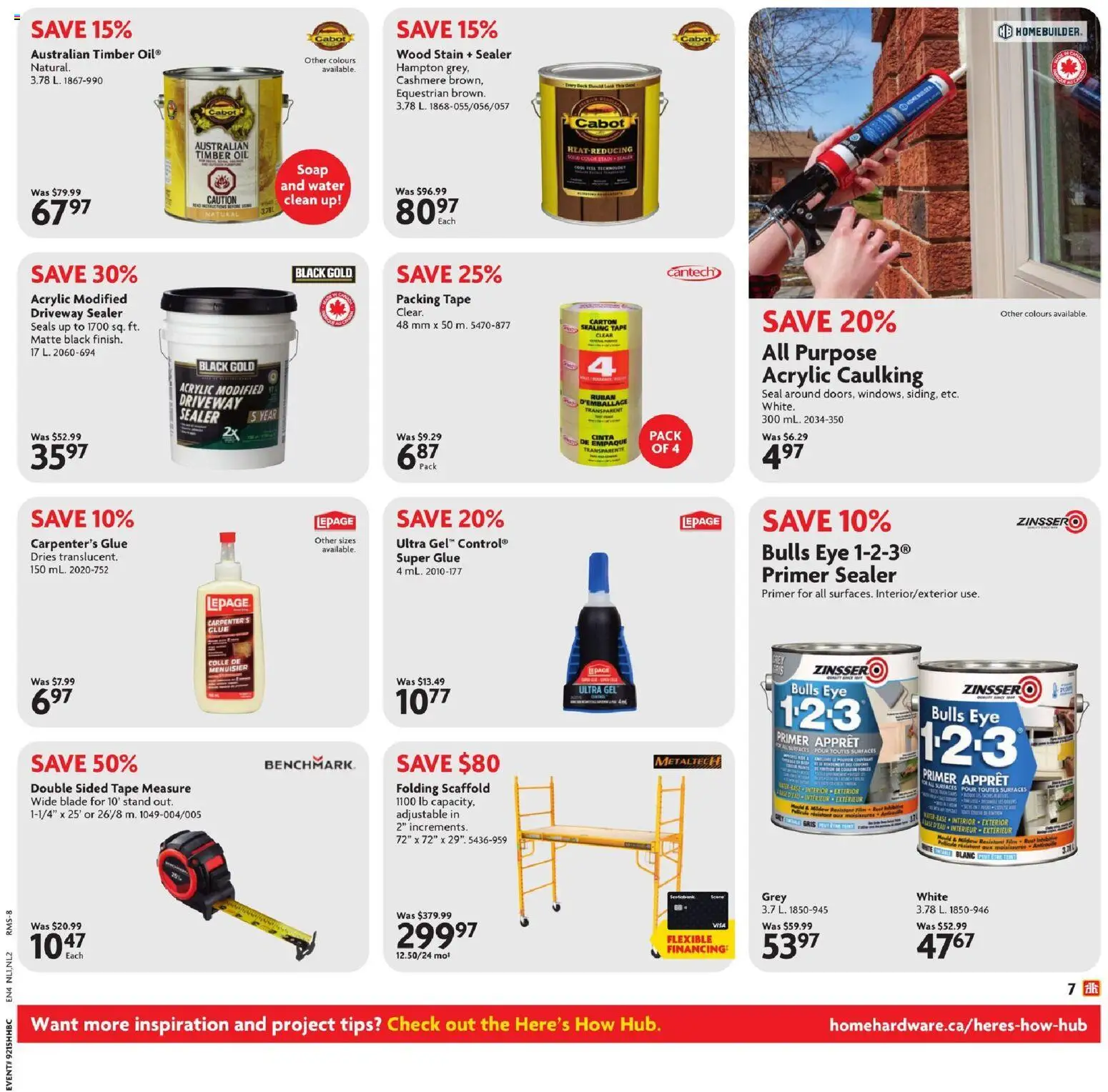 Home Hardware flyer valid from 09.04.2026 | Page: 5 | Products: Soap, Oil