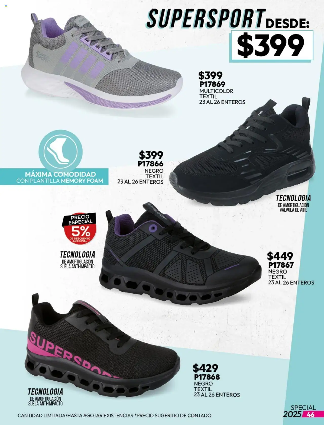 Nuevas ofertas de Cklass válidas en toda la República Mexicana desde el 25.08.2025. ¡Encuentra las mejores ofertas en Cklass - Catálogo Sportweek! | Página: 47 | Productos: Válvula