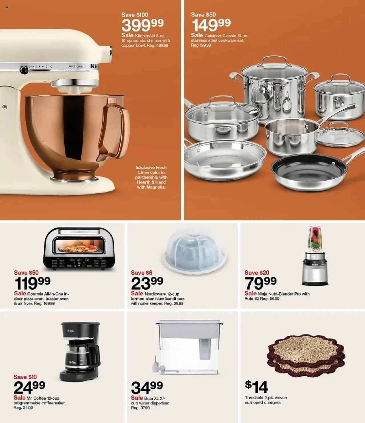 Target Weekly Ad - valid from 21.09.2025 | Page: 6 | Products: Pan, Coffee, Pizza, Water