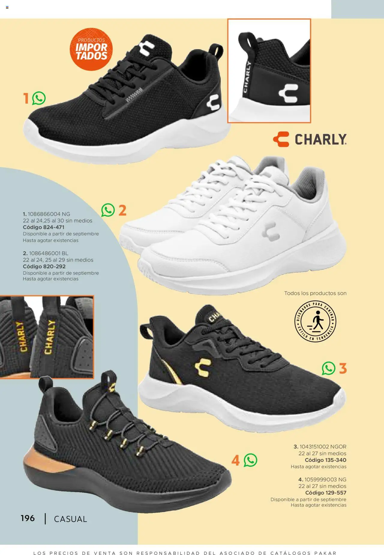 Nuevas ofertas de SC Pakar válidas en toda la República Mexicana desde el 24.07.2025. ¡Encuentra las mejores ofertas en SC Pakar - Catálogo Casual otoño / invierno! | Página: 196