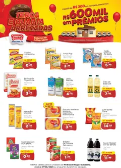 Novo Atacarejo Folheto - válido de 26.08.2025 | Página: 1 | Produtos: Óleo, Suco, Arroz, Macarrão