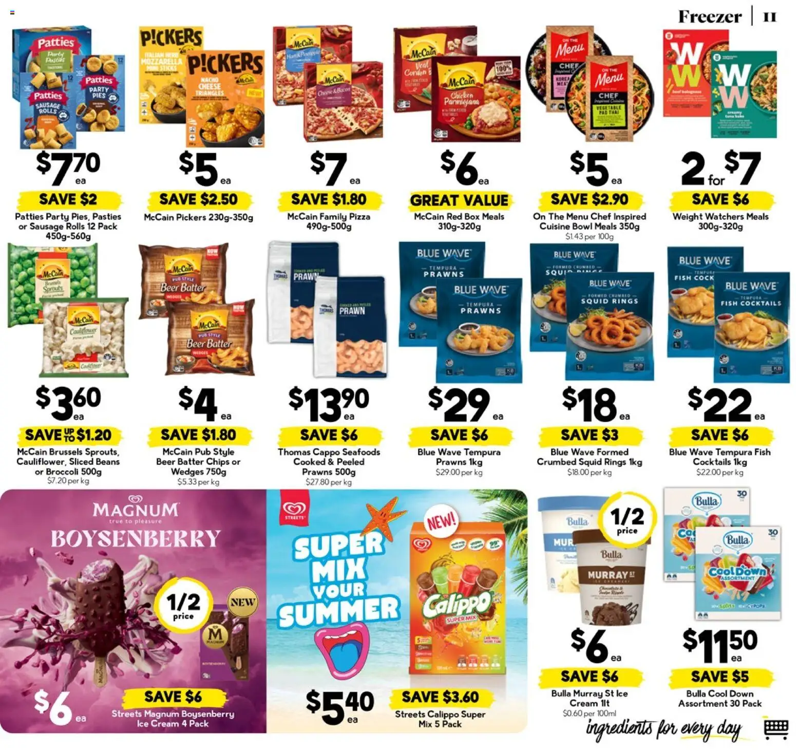 Drakes catalogue - valid from 19.11.2025 | Page: 11 | Products: Box, Bacon, Pizza, Prawns