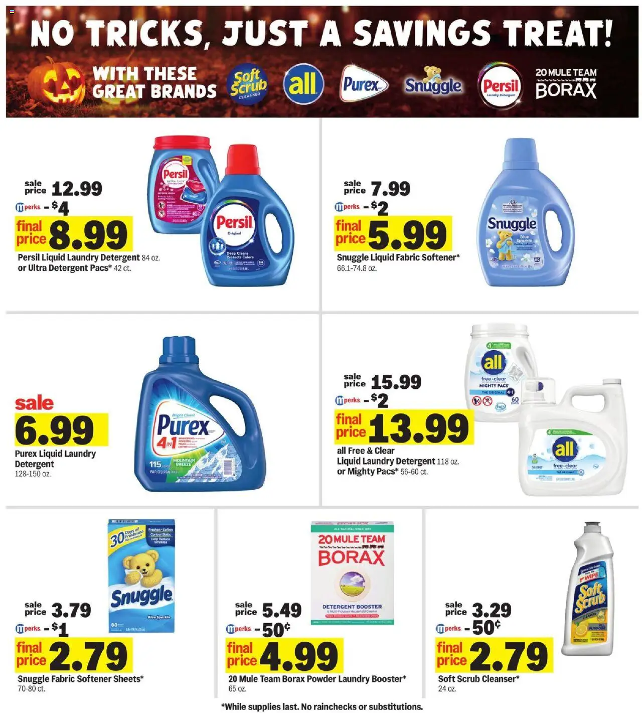 Meijer Weekly Ad - valid from 22.10.2025 | Page: 41 | Products: Powder, Fabric softener, Detergent