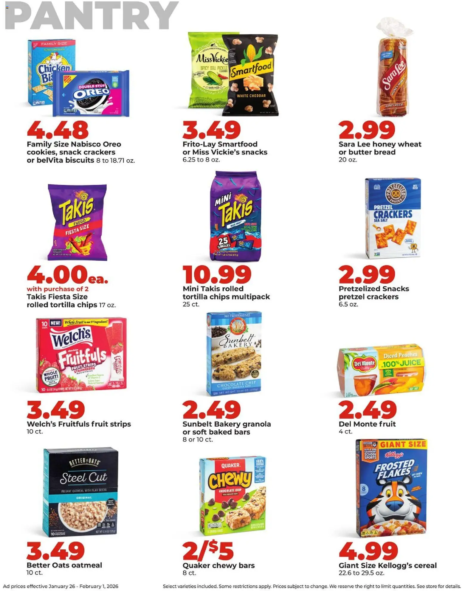 HyVee Weekly Ad - valid from 26.01.2026 | Page: 18 | Products: Corn, Bread, Chocolate Chip, Weight