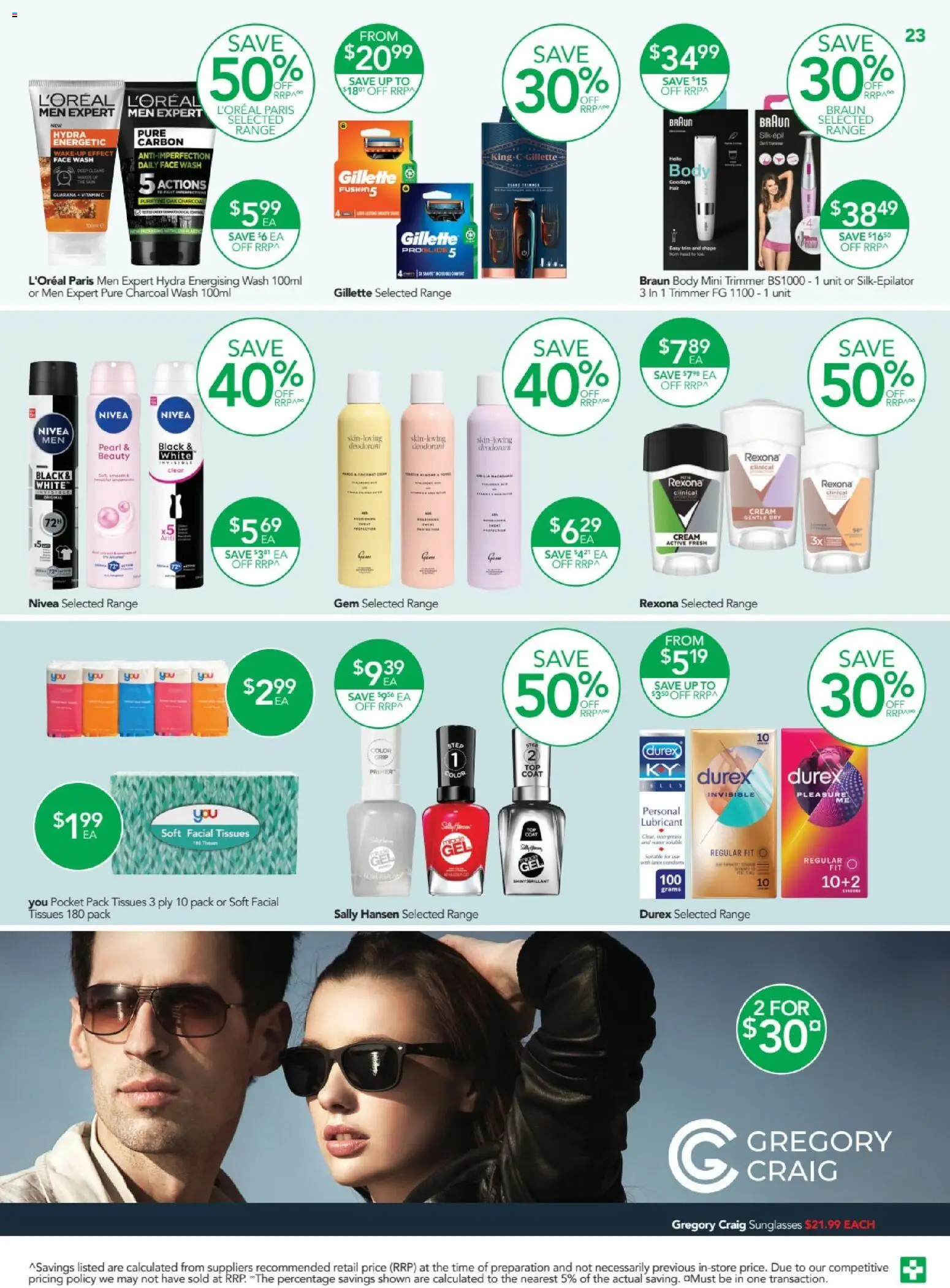 Terry White catalogue - valid from 13.11.2025 | Page: 23 | Products: Deodorant, Sunglasses, Face wash, Lubricant