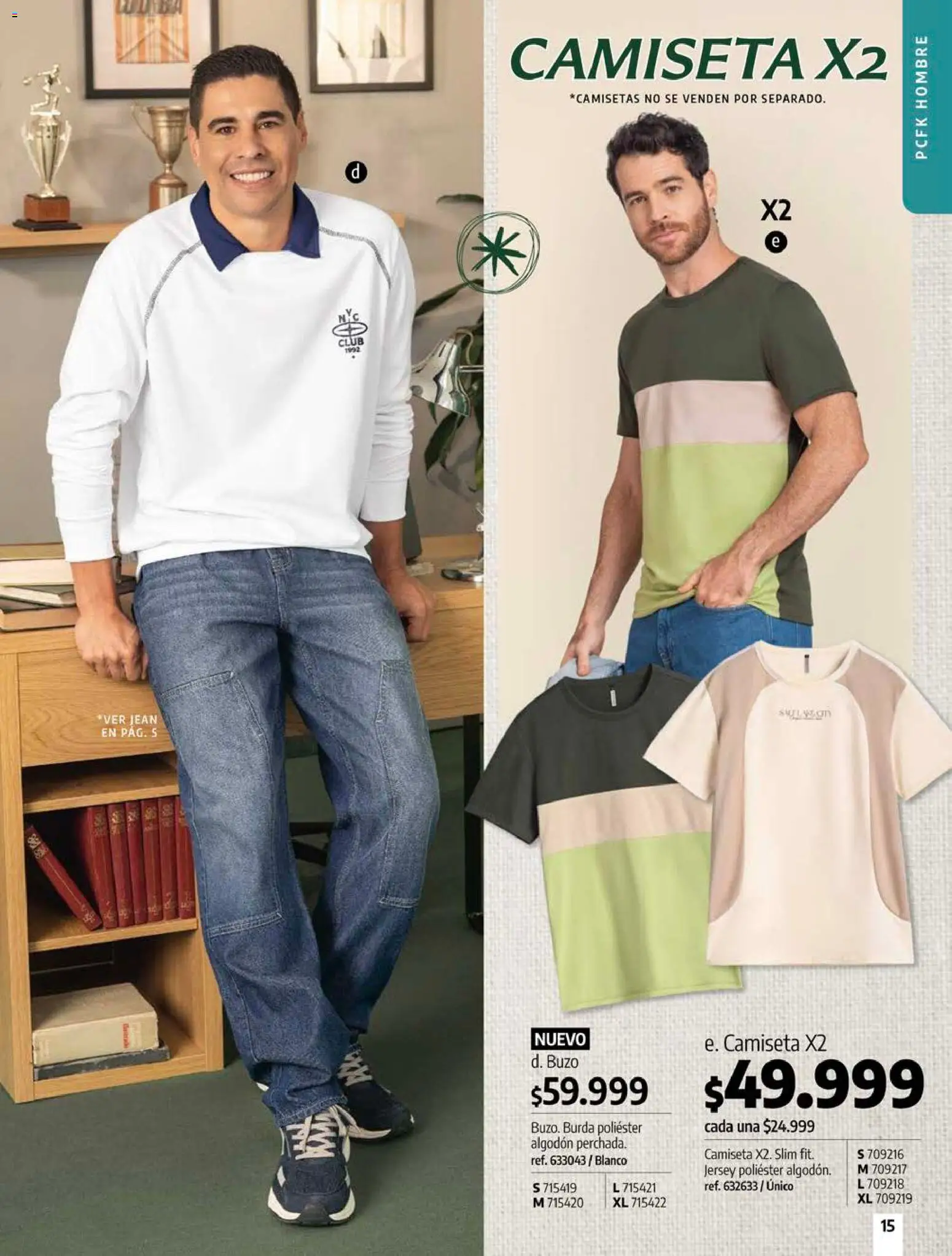 Pacifika revista - valida desde el 15.05.2026 | Página: 15 | Productos: Algodón, Jean, Buzo, Camiseta