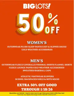 Preview of Big Lots weekly ads valid from 15.01.2026 | Page: 4