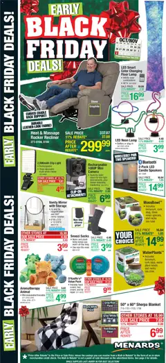 Preview of Menards weekly ads valid from 22.10.2025