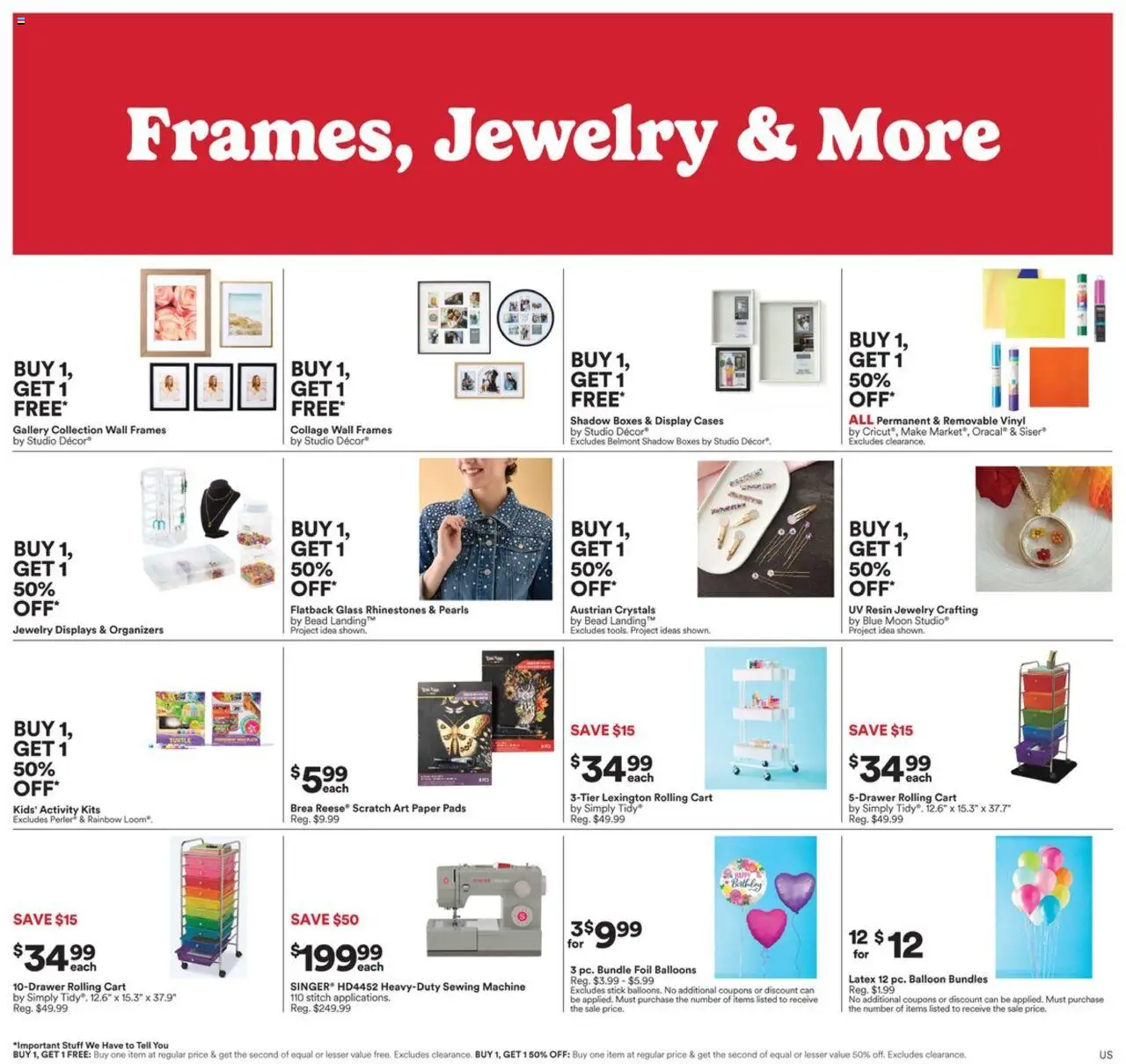 Michaels Weekly Ad - valid from 22.09.2025 | Page: 3 | Products: Sewing machine, Pads, Peach