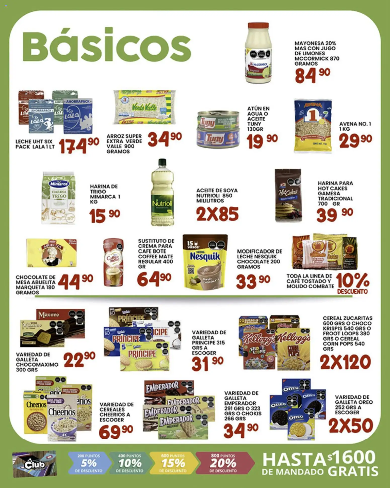 Nuevas ofertas de Alsuper válidas en toda la República Mexicana desde el 30.01.2026. ¡Encuentra las mejores ofertas en Alsuper folleto Saltillo! | Página: 2 | Productos: Mayonesa, Avena, Agua, Leche
